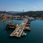 Cassoni cellulari: prefabbricazione, varo e posa al molo della Spezia